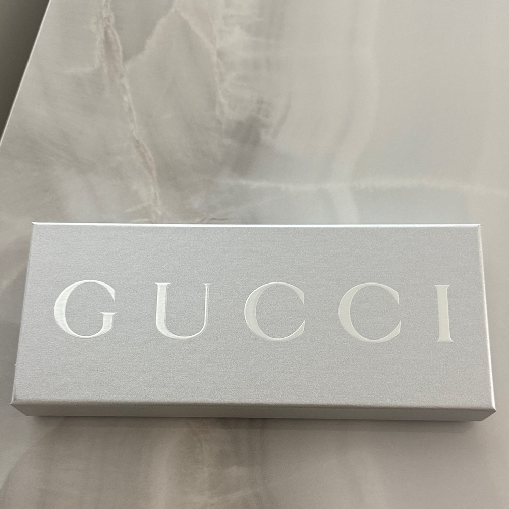Gucci Light Gray Logo Gift Box